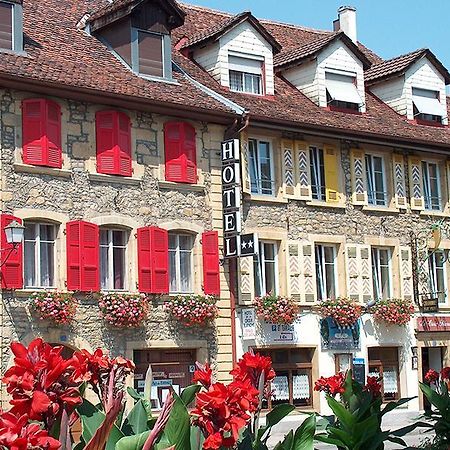 Hôtel de la Croix-Blanche Cressier Exterior foto